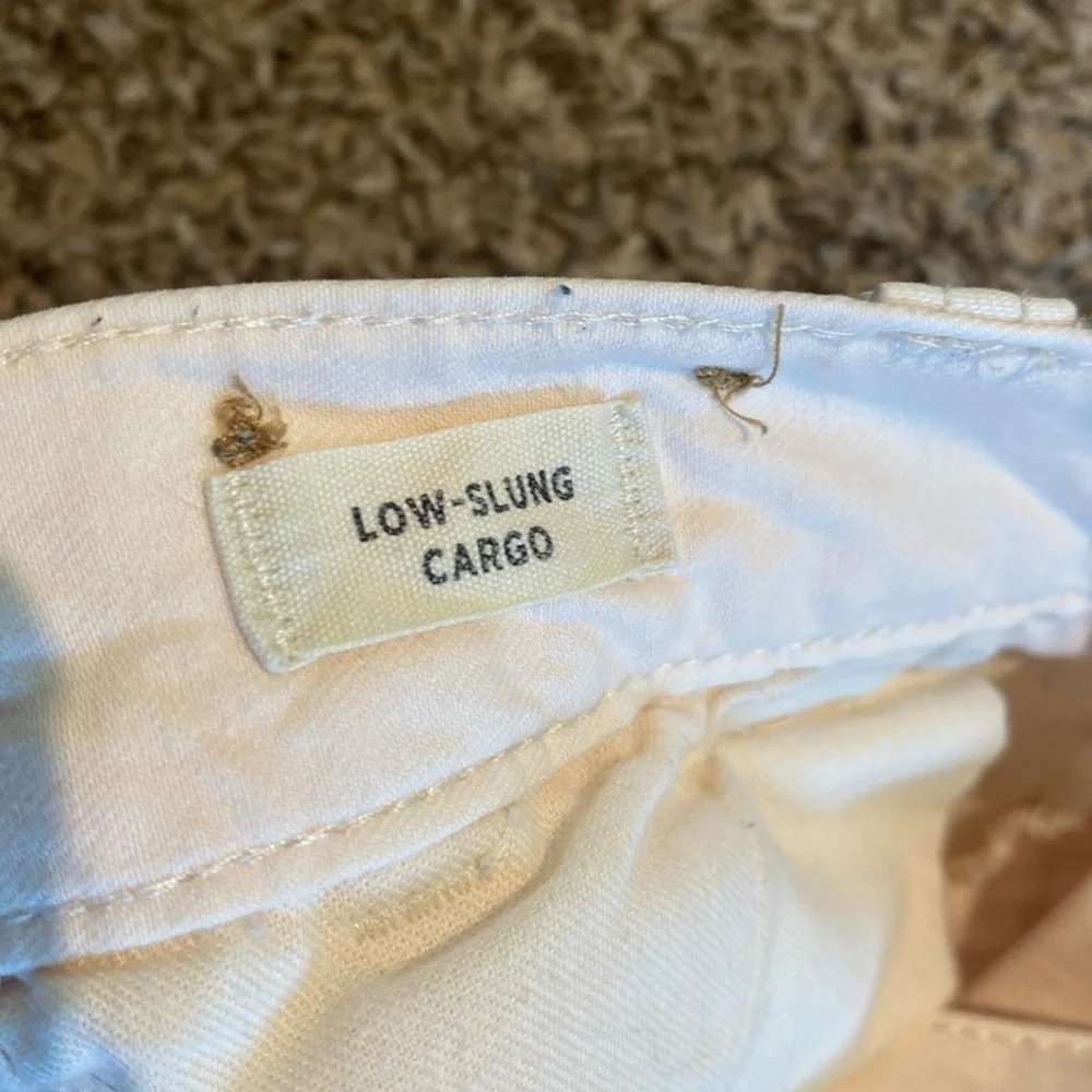 Madewell Garment-Dyed Low-Slung Straight Cargo Pants Size 24 - Picture 10 of 16